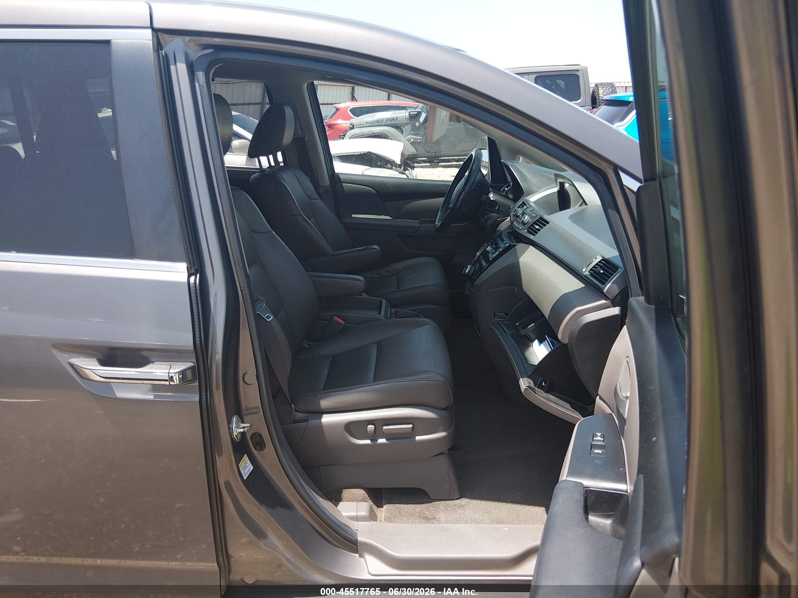 2013 Honda Odyssey Ex-l Серый vin: 5FNRL5H69DB059771