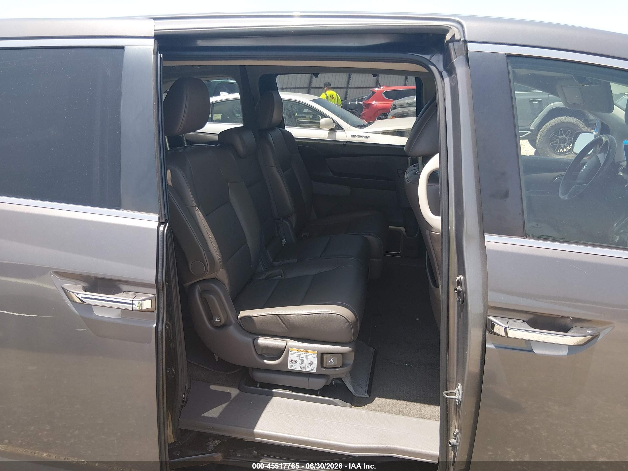 2013 Honda Odyssey Ex-l Серый vin: 5FNRL5H69DB059771