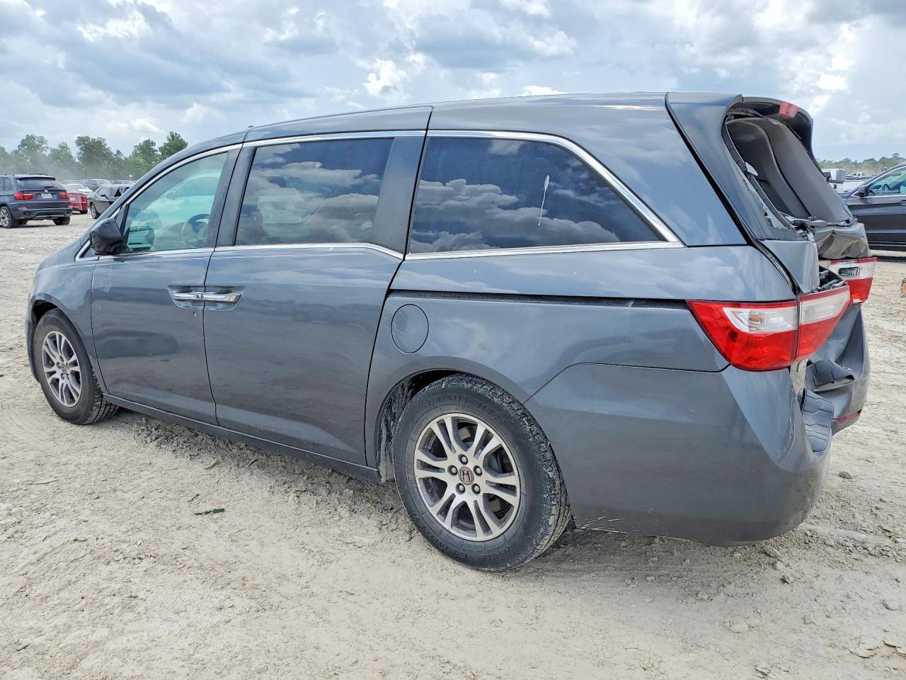 2013 Honda Odyssey Exl Серый vin: 5FNRL5H69DB063996