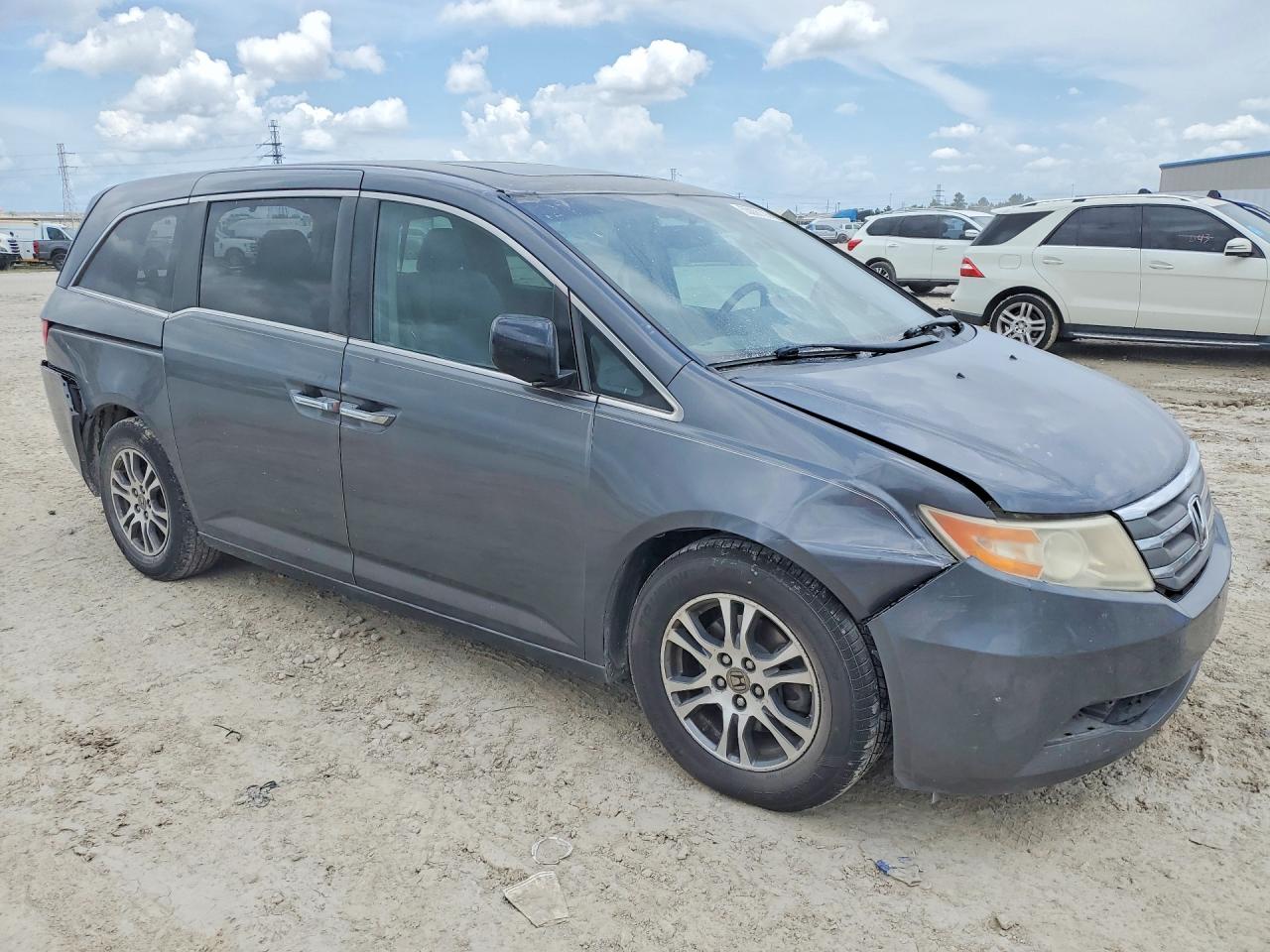 2013 Honda Odyssey Exl Серый vin: 5FNRL5H69DB063996