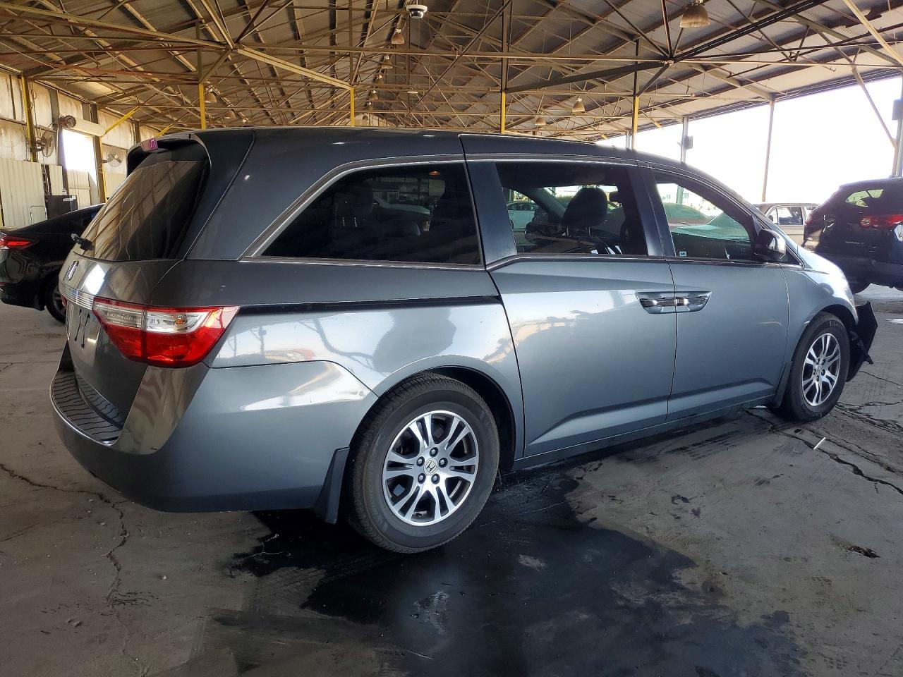 2013 Honda Odyssey Exl Gray vin: 5FNRL5H69DB066137