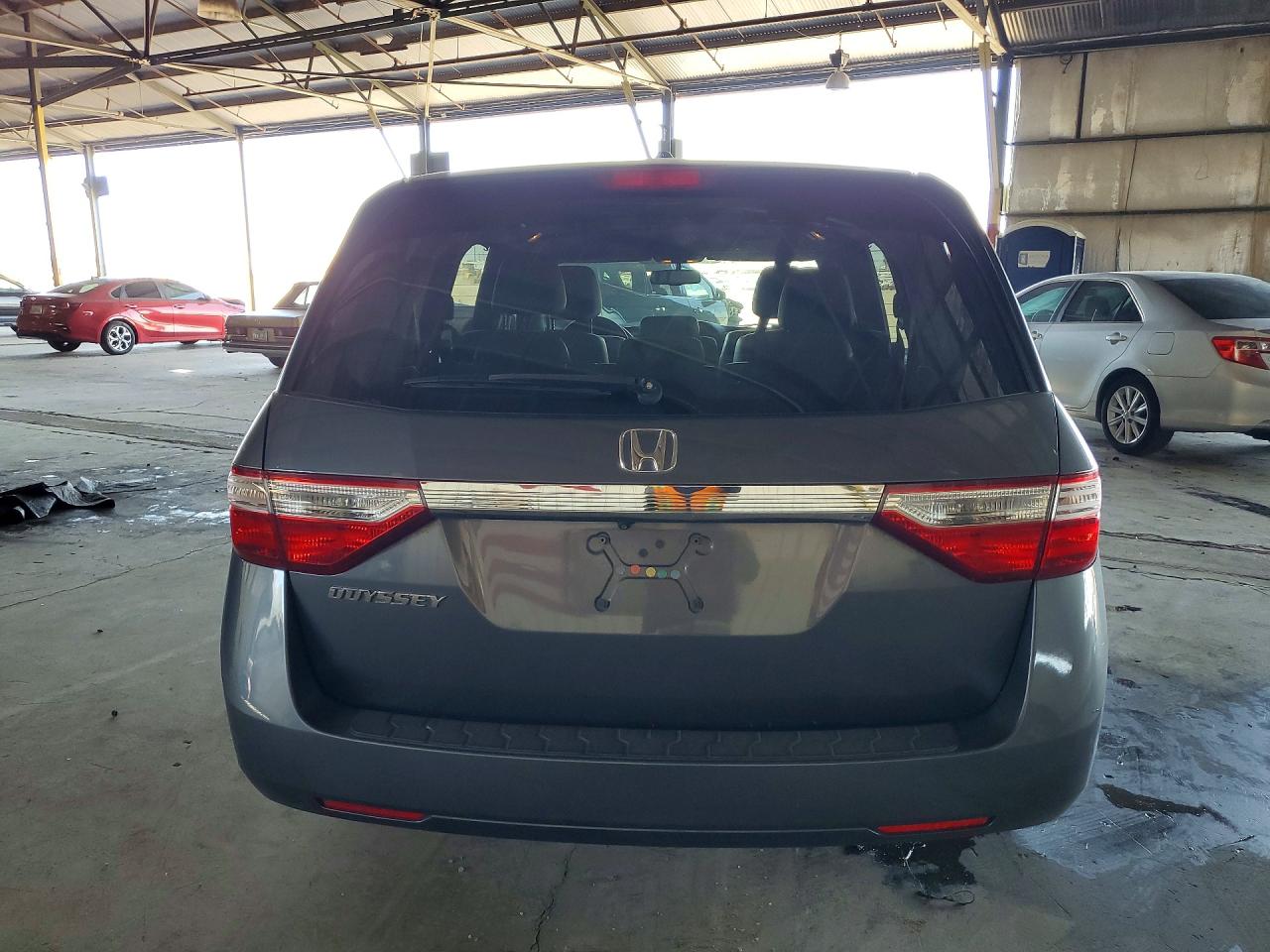 2013 Honda Odyssey Exl Gray vin: 5FNRL5H69DB066137