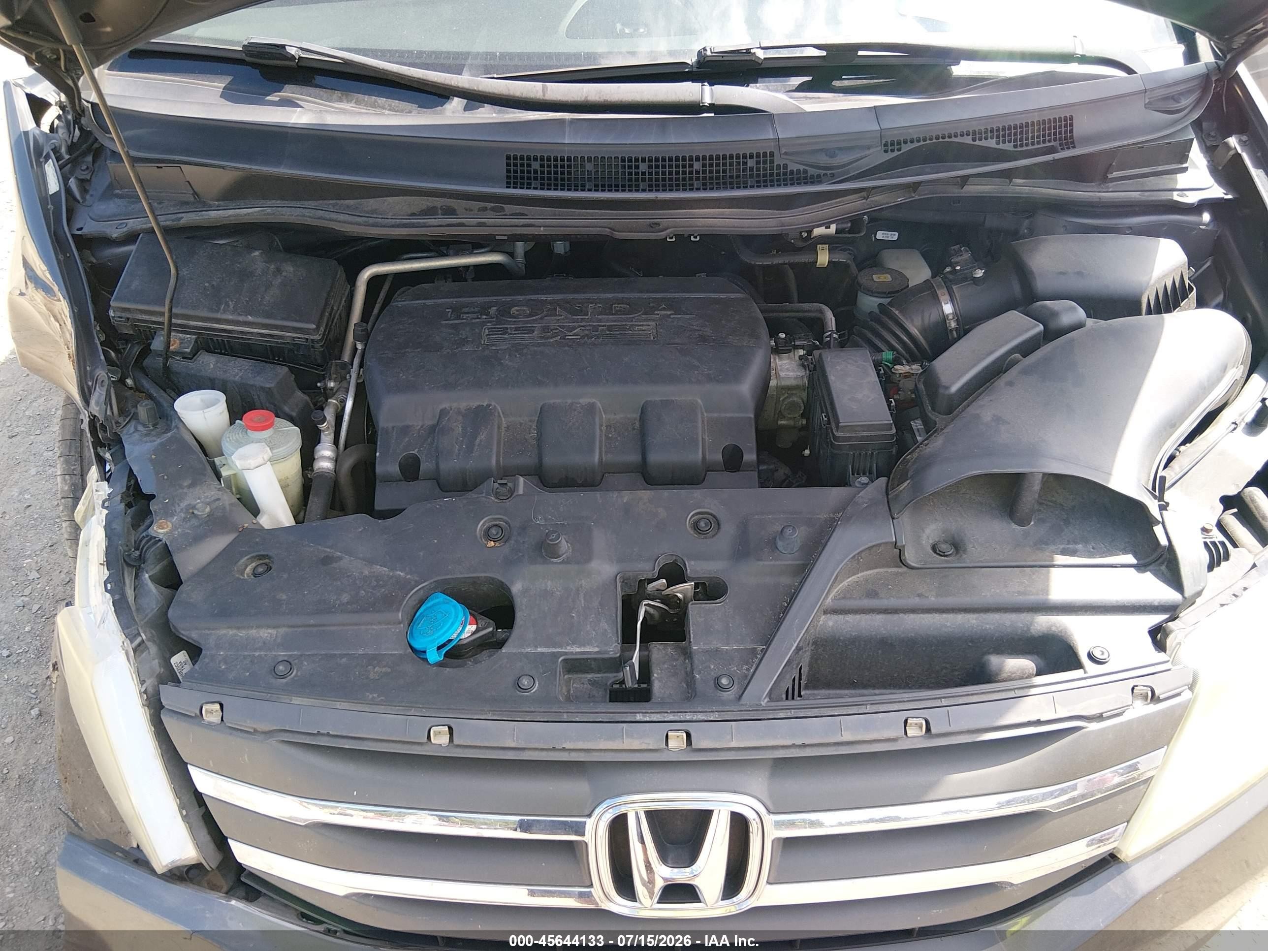 2013 Honda Odyssey Ex-l Gray vin: 5FNRL5H69DB088607
