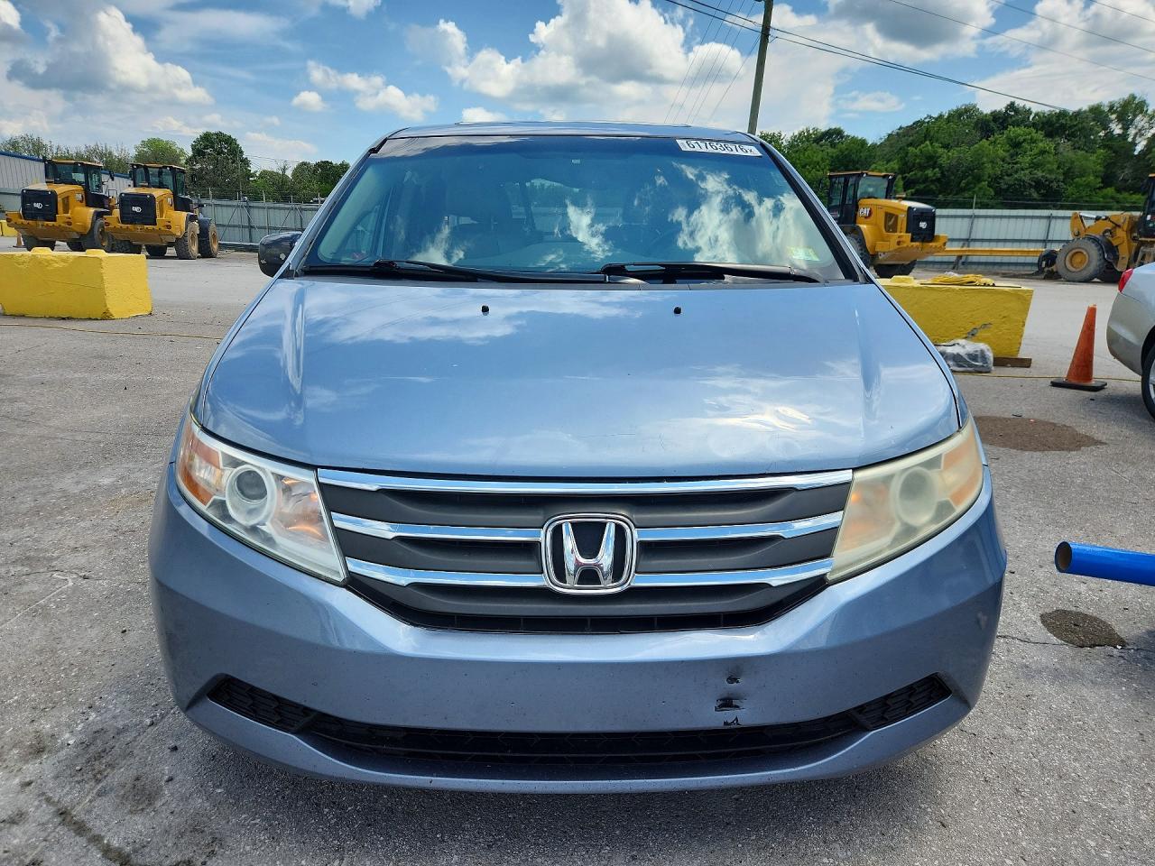 2013 Honda Odyssey Exl Blue vin: 5FNRL5H69DB089661