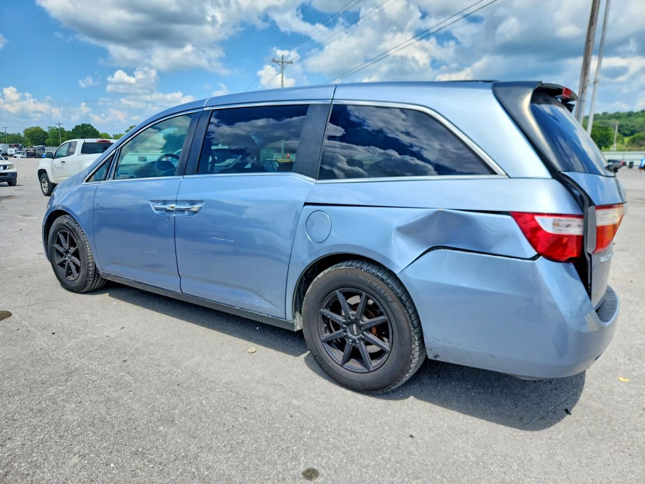 2013 Honda Odyssey Exl Blue vin: 5FNRL5H69DB089661