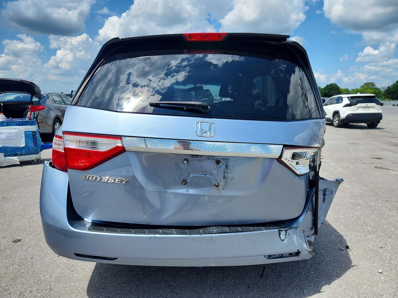 2013 Honda Odyssey Exl Blue vin: 5FNRL5H69DB089661
