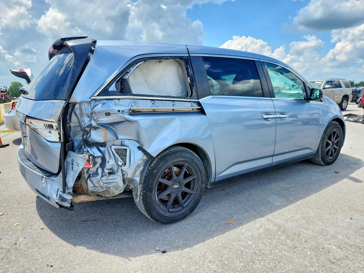 2013 Honda Odyssey Exl Blue vin: 5FNRL5H69DB089661