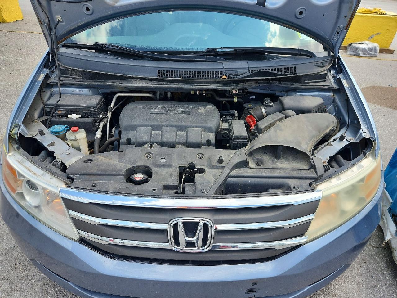2013 Honda Odyssey Exl Blue vin: 5FNRL5H69DB089661
