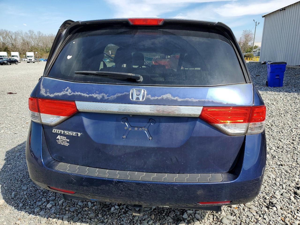 2014 Honda Odyssey Exl Синий vin: 5FNRL5H69EB002701