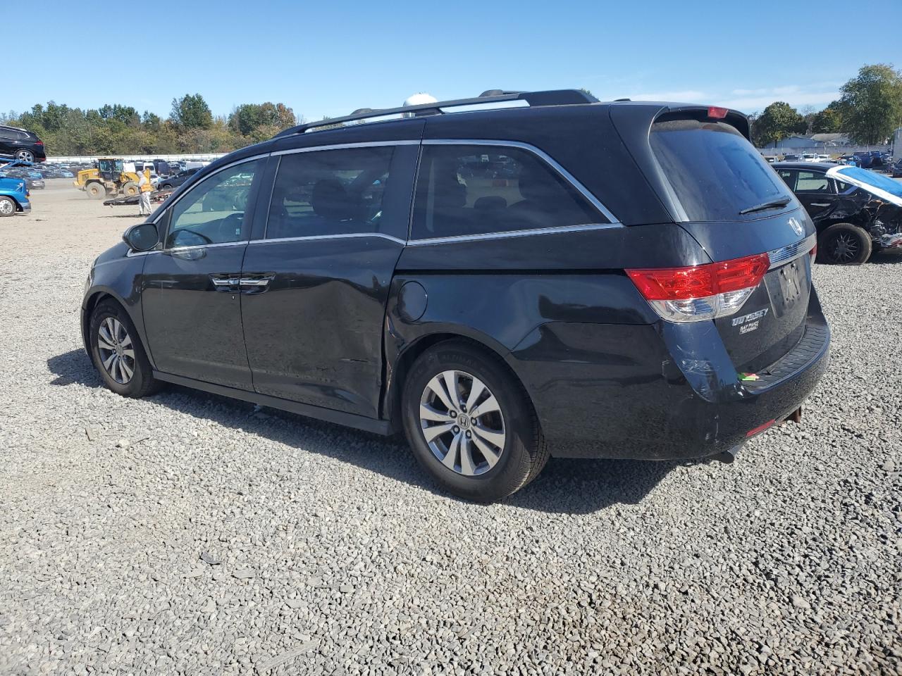 2014 Honda Odyssey Exl Black vin: 5FNRL5H69EB004545