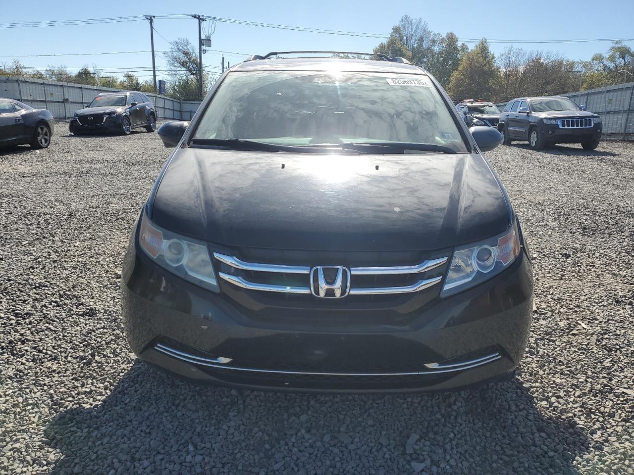 2014 Honda Odyssey Exl Black vin: 5FNRL5H69EB004545