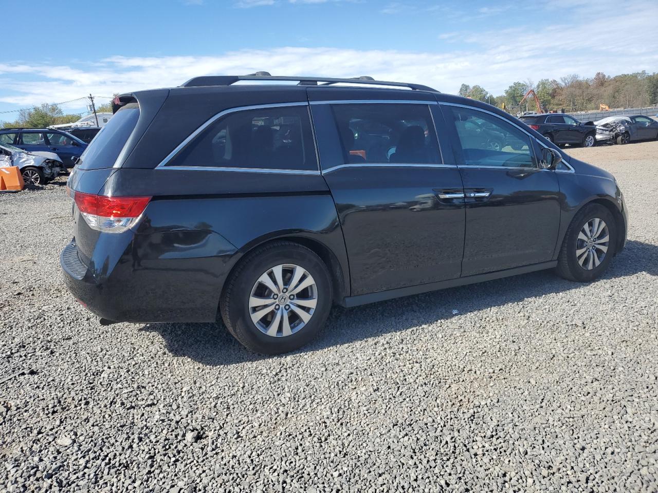 2014 Honda Odyssey Exl Black vin: 5FNRL5H69EB004545