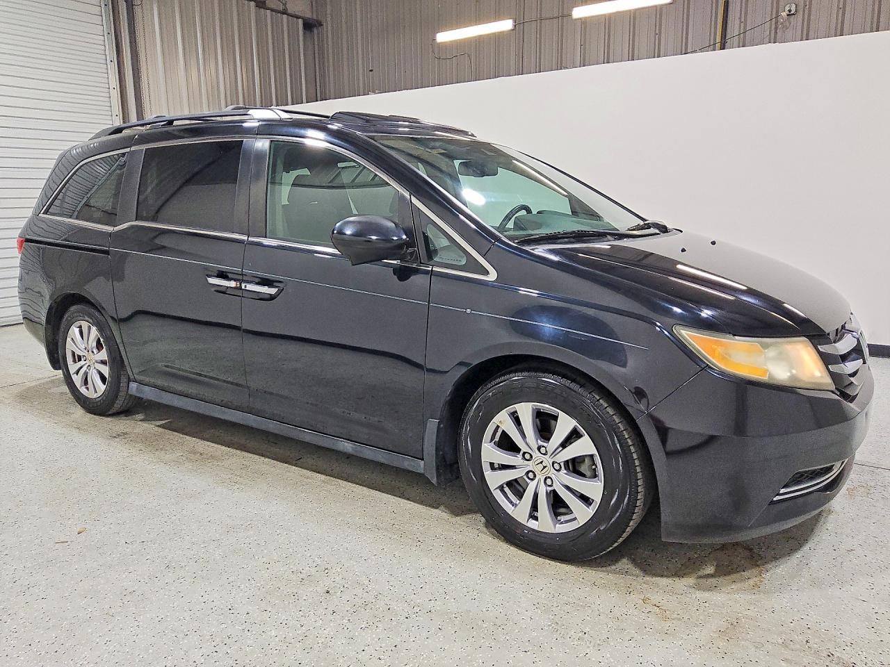 2014 Honda Odyssey Exl Black vin: 5FNRL5H69EB010250