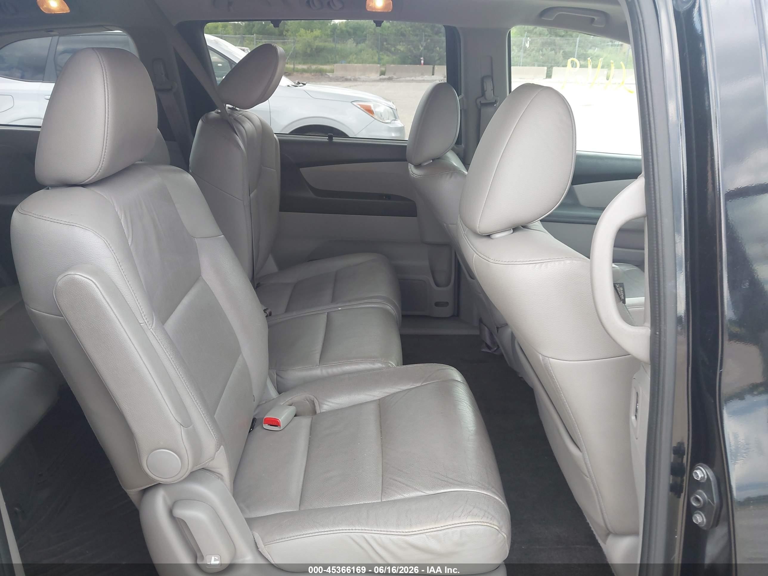 2014 Honda Odyssey Ex-l Black vin: 5FNRL5H69EB013648