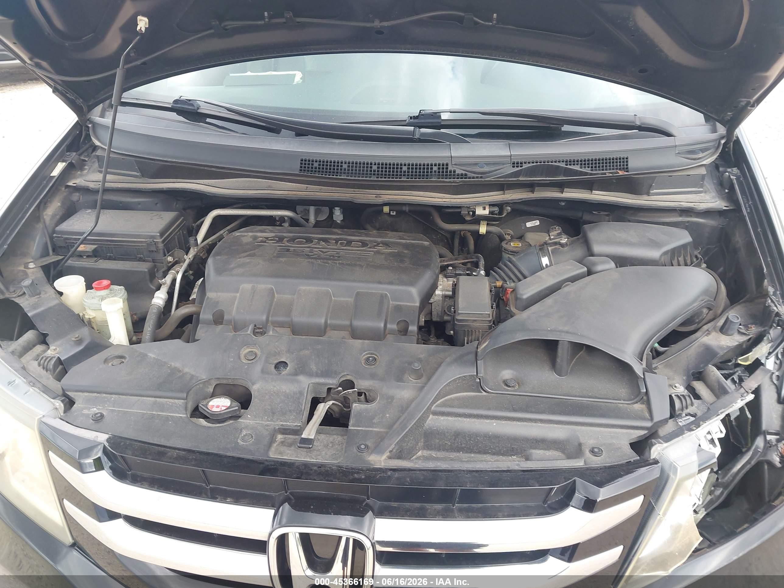 2014 Honda Odyssey Ex-l Black vin: 5FNRL5H69EB013648