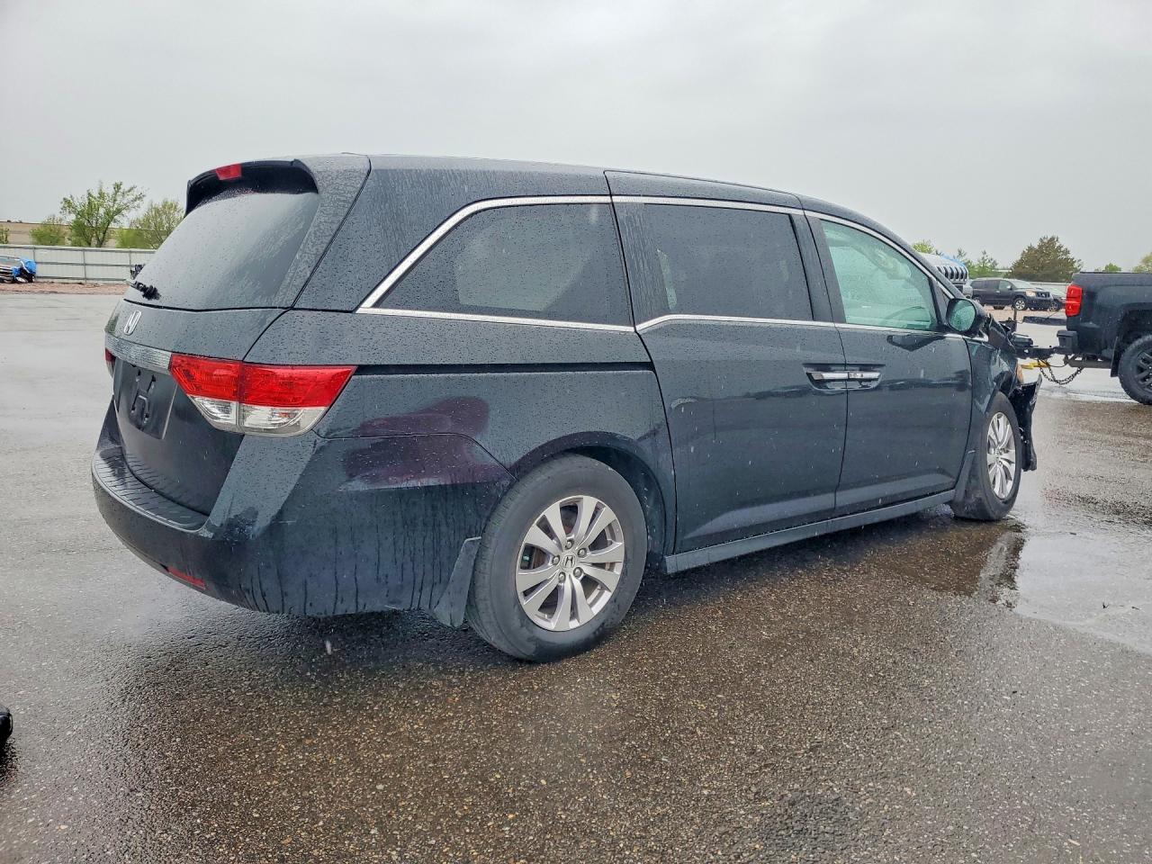 2014 Honda Odyssey Exl Black vin: 5FNRL5H69EB013665