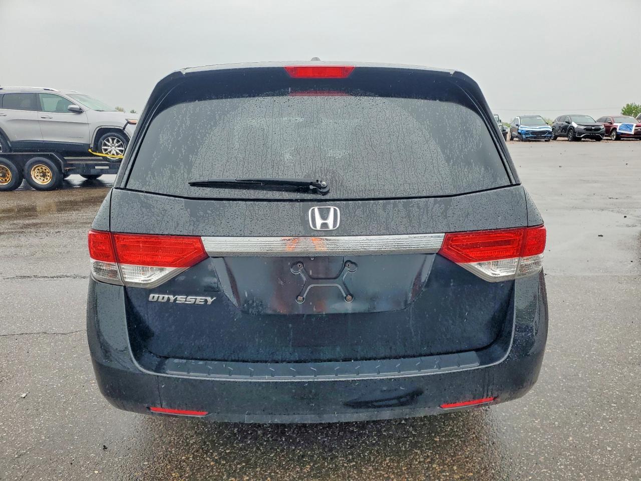 2014 Honda Odyssey Exl Black vin: 5FNRL5H69EB013665