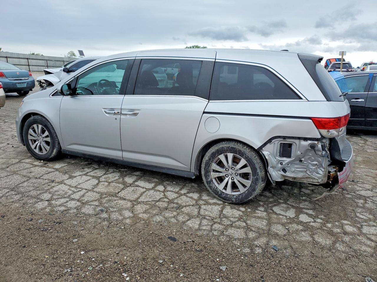 2014 Honda Odyssey Exl Silver vin: 5FNRL5H69EB034113