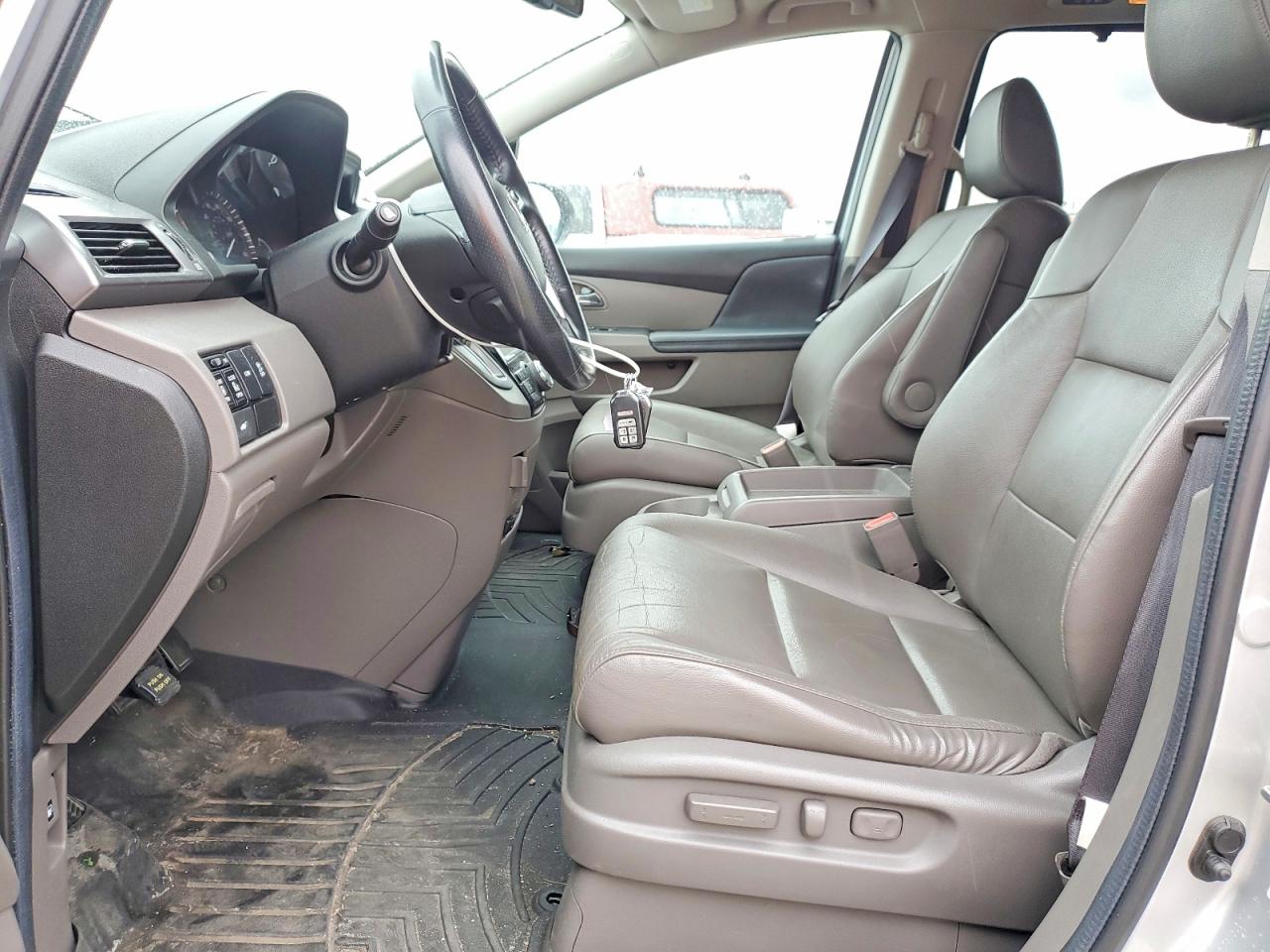 2014 Honda Odyssey Exl Silver vin: 5FNRL5H69EB034113