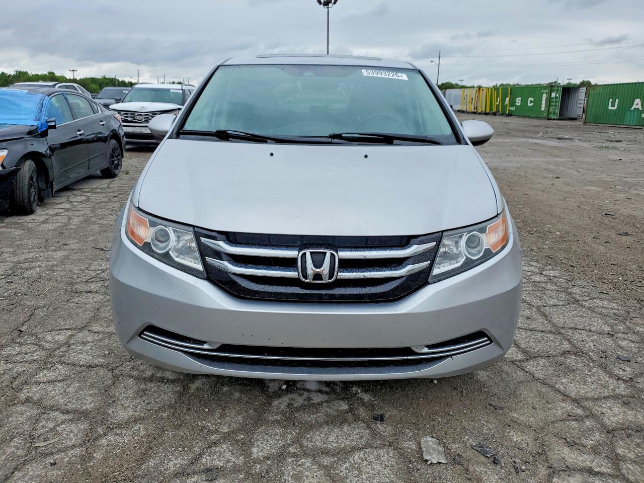 2014 Honda Odyssey Exl Silver vin: 5FNRL5H69EB034113