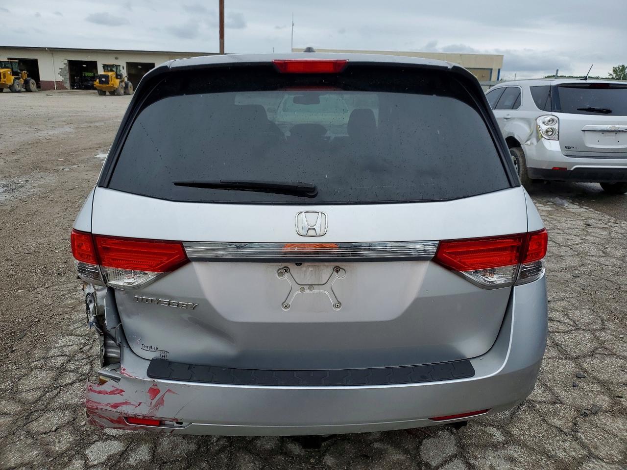 2014 Honda Odyssey Exl Silver vin: 5FNRL5H69EB034113