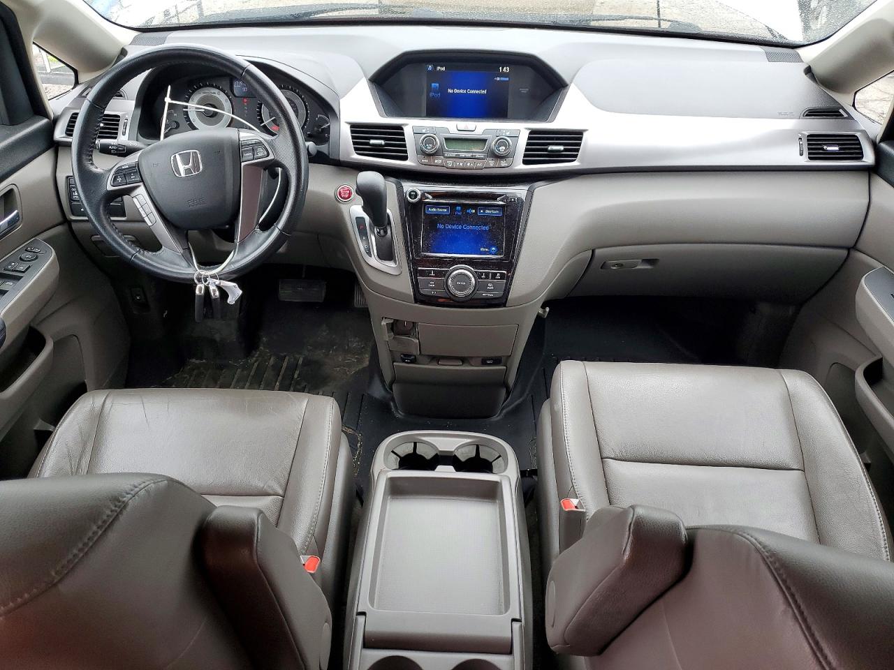 2014 Honda Odyssey Exl Silver vin: 5FNRL5H69EB034113