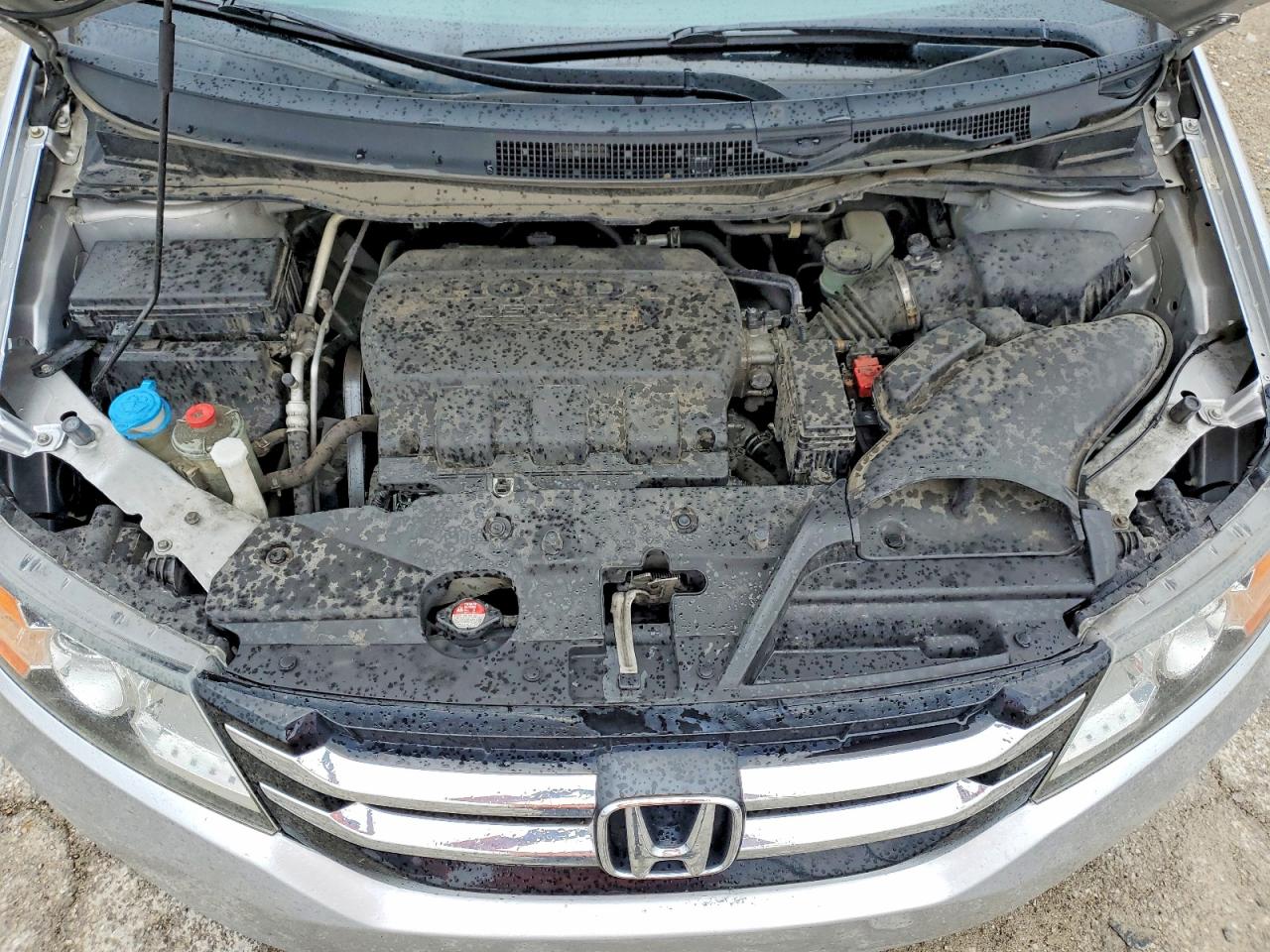 2014 Honda Odyssey Exl Silver vin: 5FNRL5H69EB034113