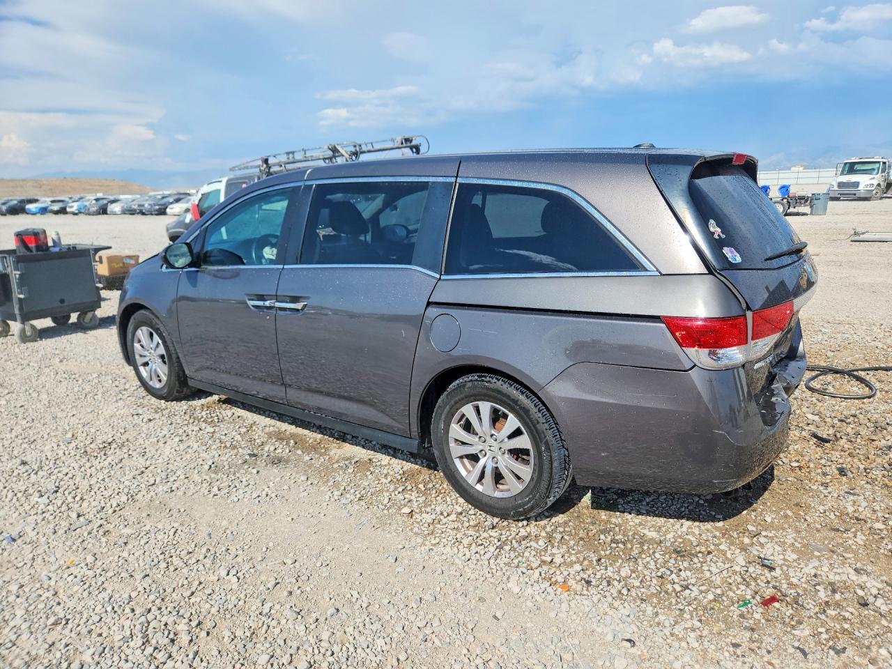 2014 Honda Odyssey Exl Gray vin: 5FNRL5H69EB036279