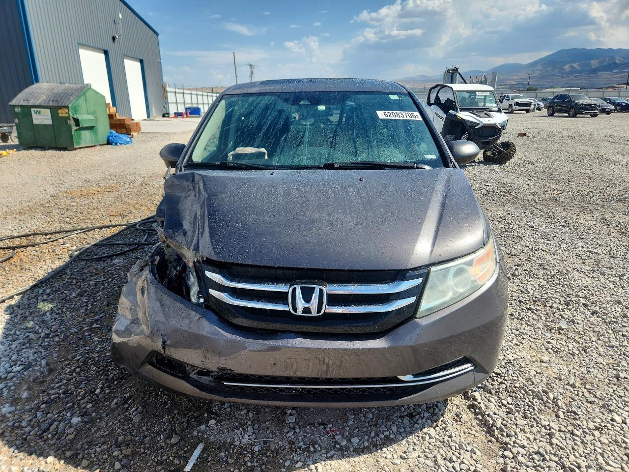 2014 Honda Odyssey Exl Gray vin: 5FNRL5H69EB036279