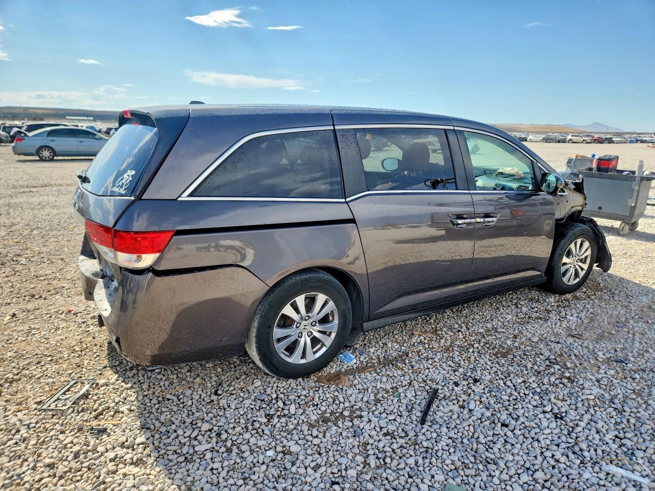 2014 Honda Odyssey Exl Gray vin: 5FNRL5H69EB036279