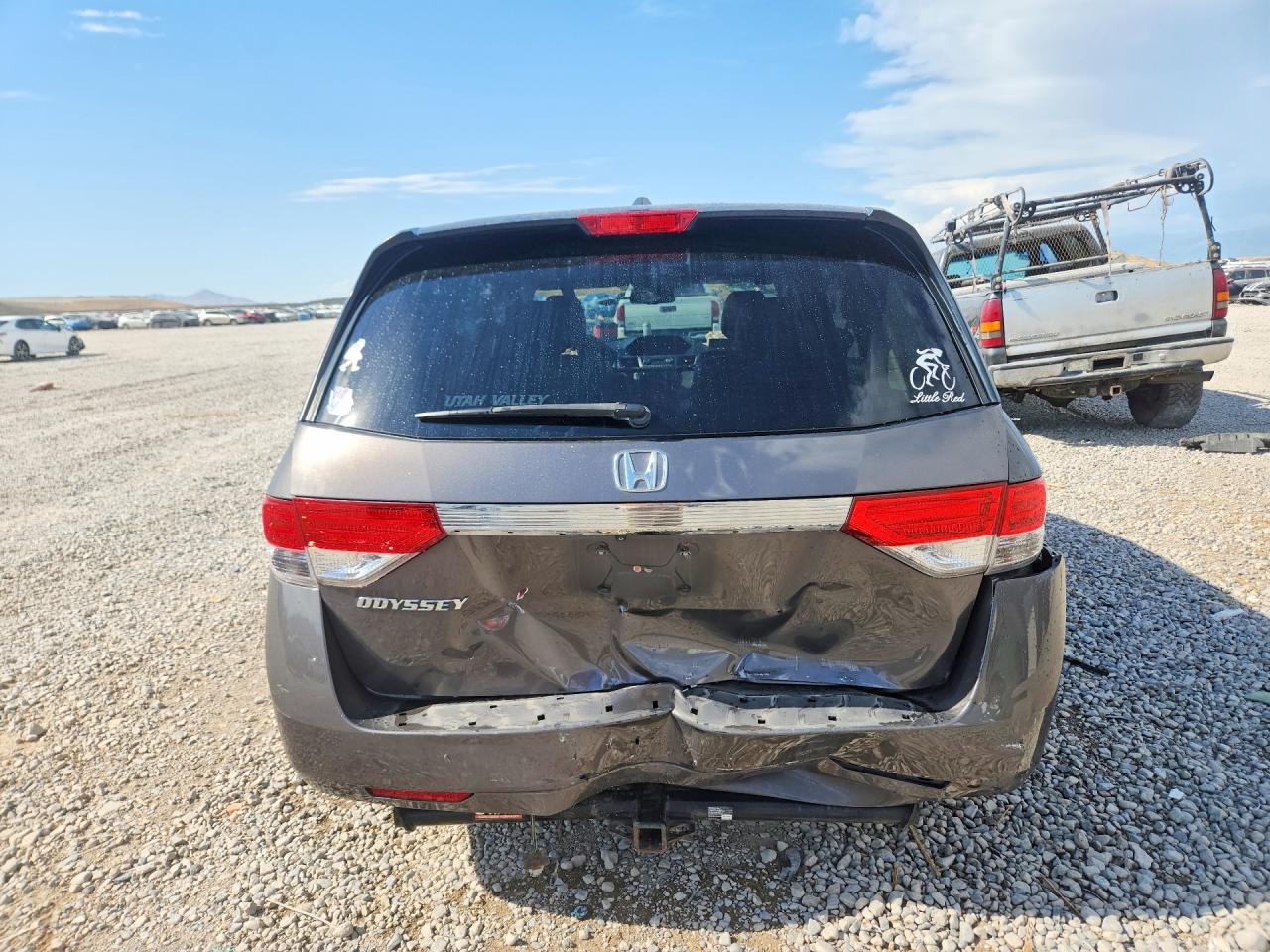 2014 Honda Odyssey Exl Gray vin: 5FNRL5H69EB036279
