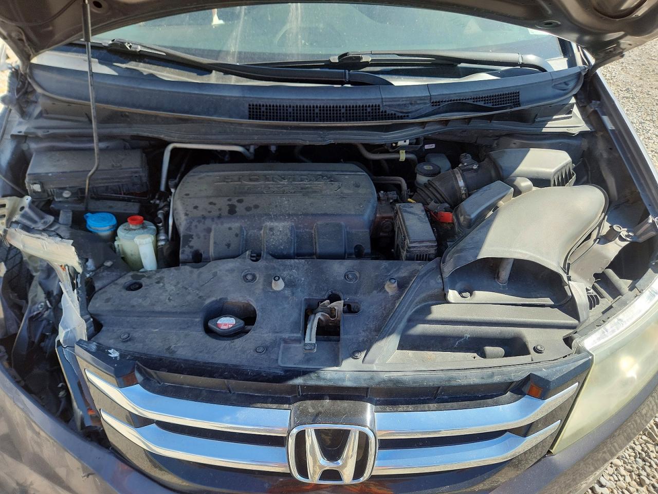 2014 Honda Odyssey Exl Gray vin: 5FNRL5H69EB036279