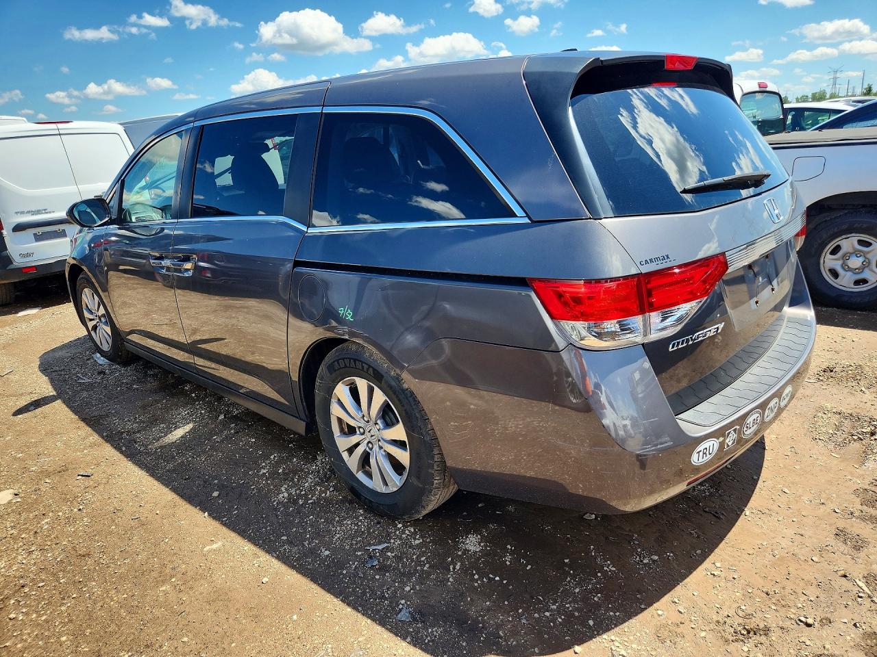 2014 Honda Odyssey Exl Gray vin: 5FNRL5H69EB037299