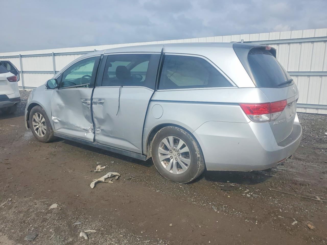 2014 Honda Odyssey Exl Silver vin: 5FNRL5H69EB048559