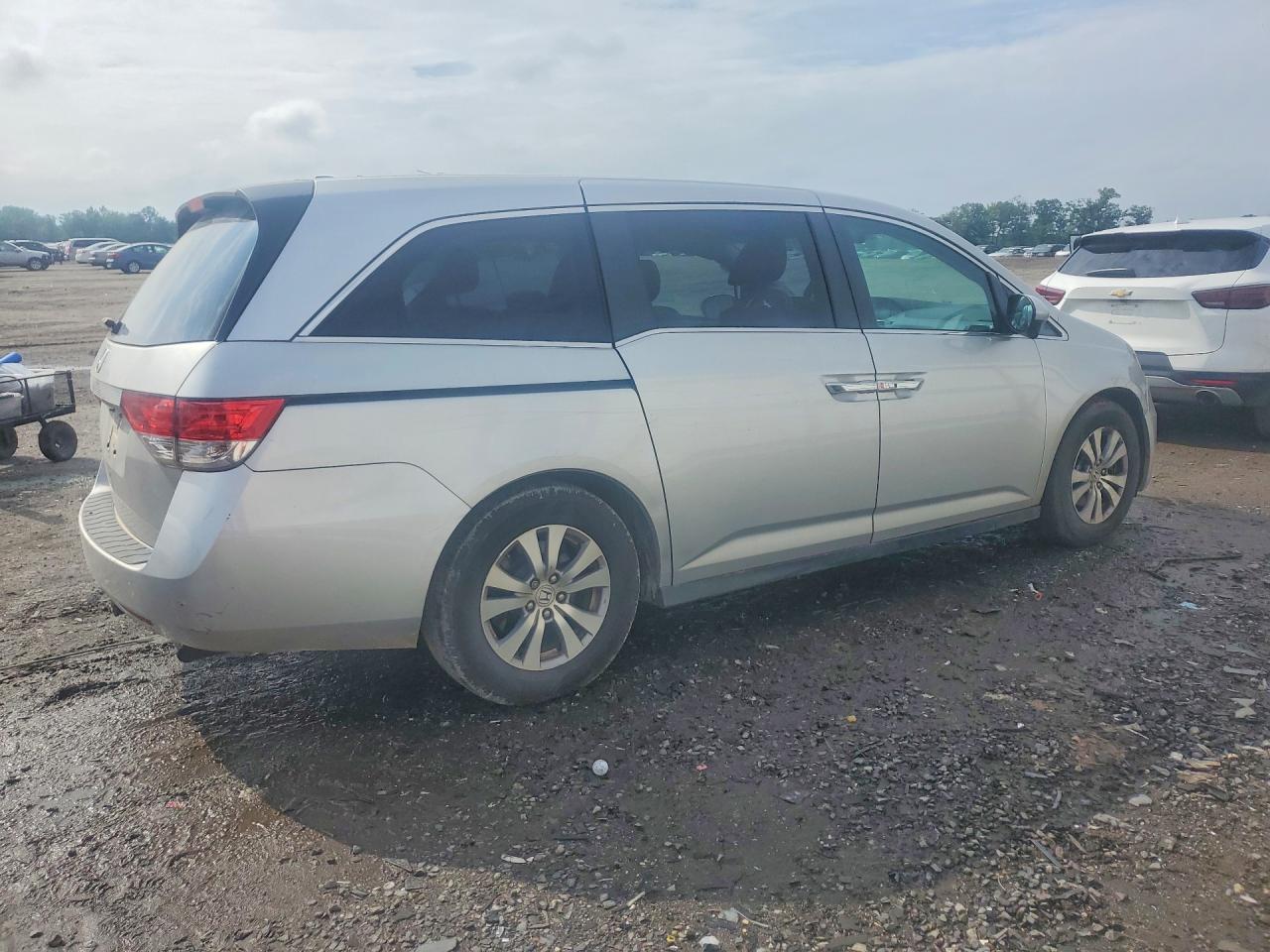 2014 Honda Odyssey Exl Silver vin: 5FNRL5H69EB048559