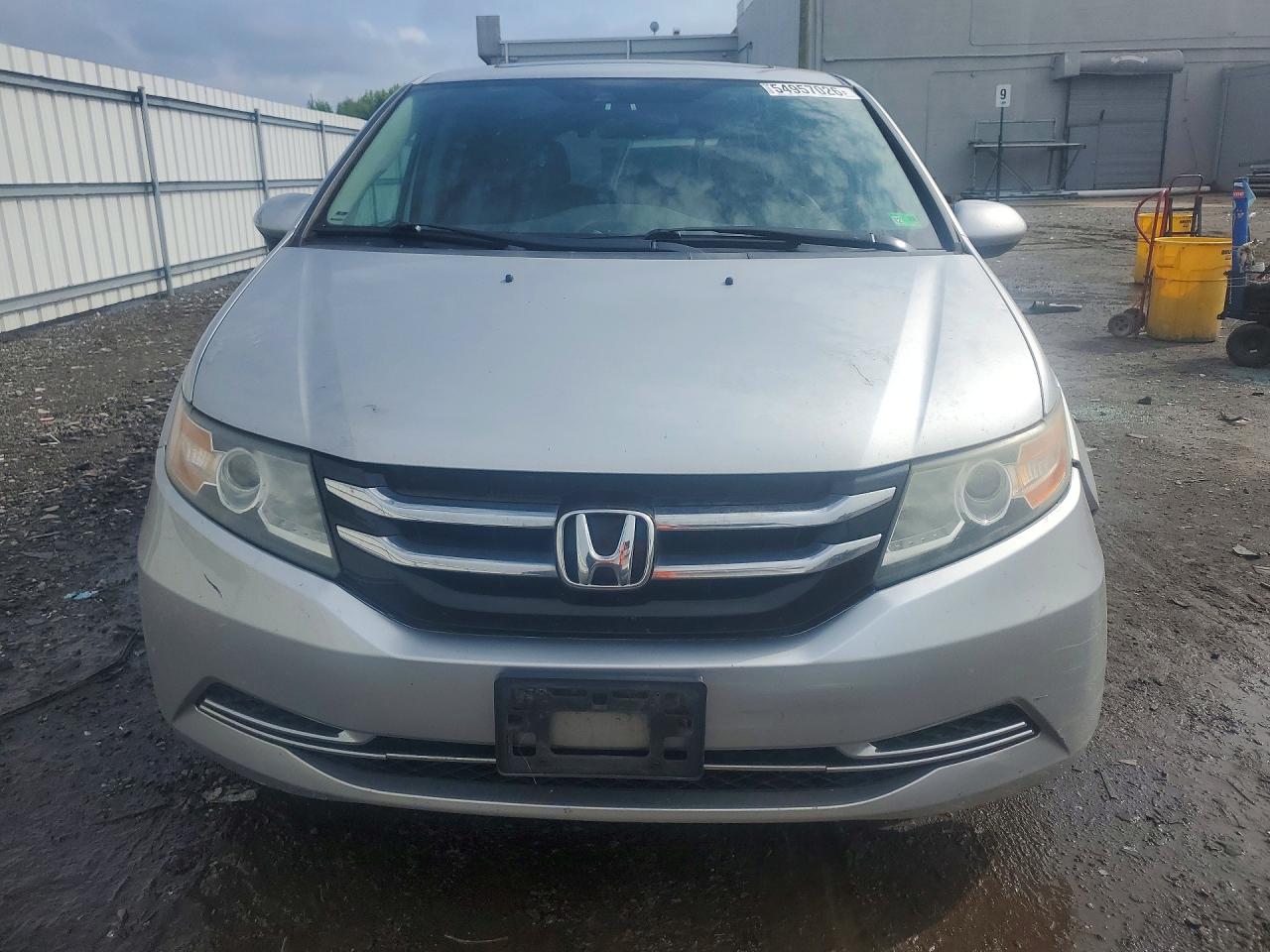 2014 Honda Odyssey Exl Silver vin: 5FNRL5H69EB048559