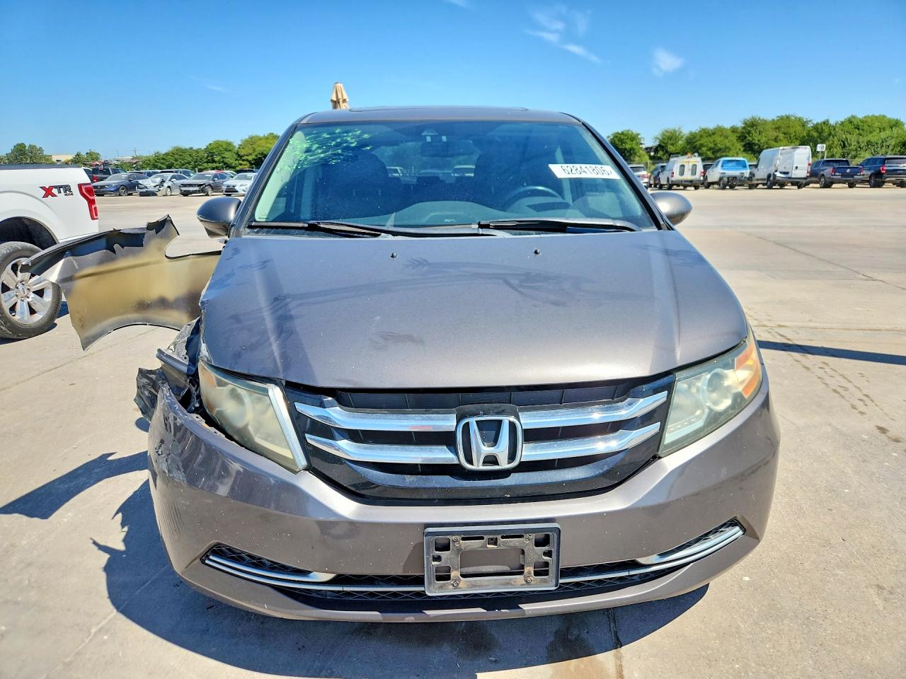 2014 Honda Odyssey Exl Gray vin: 5FNRL5H69EB049386