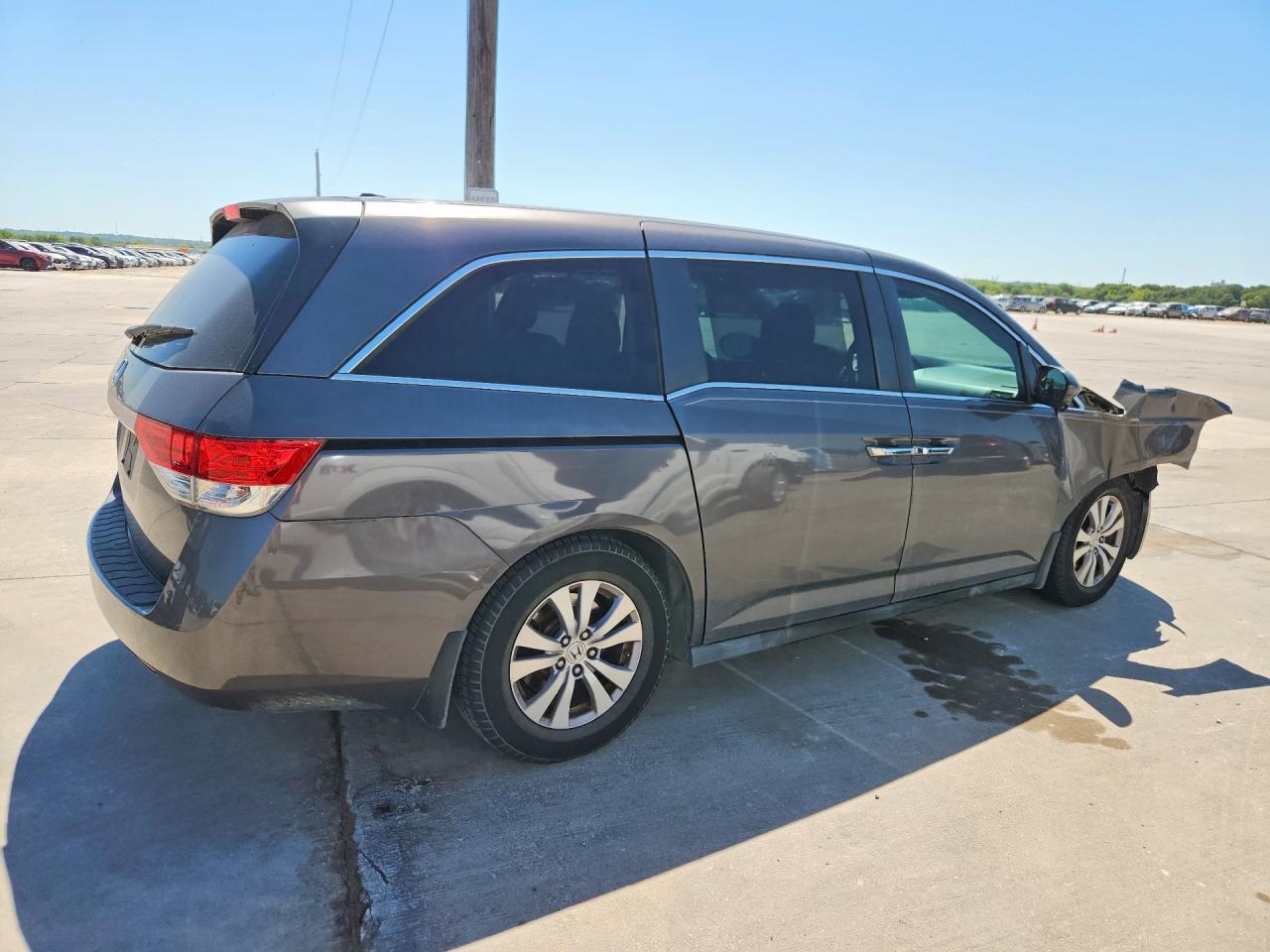 2014 Honda Odyssey Exl Gray vin: 5FNRL5H69EB049386