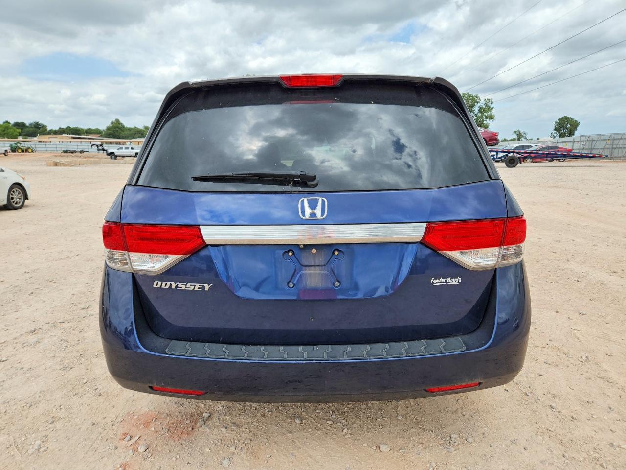 2014 Honda Odyssey Exl Blue vin: 5FNRL5H69EB072070