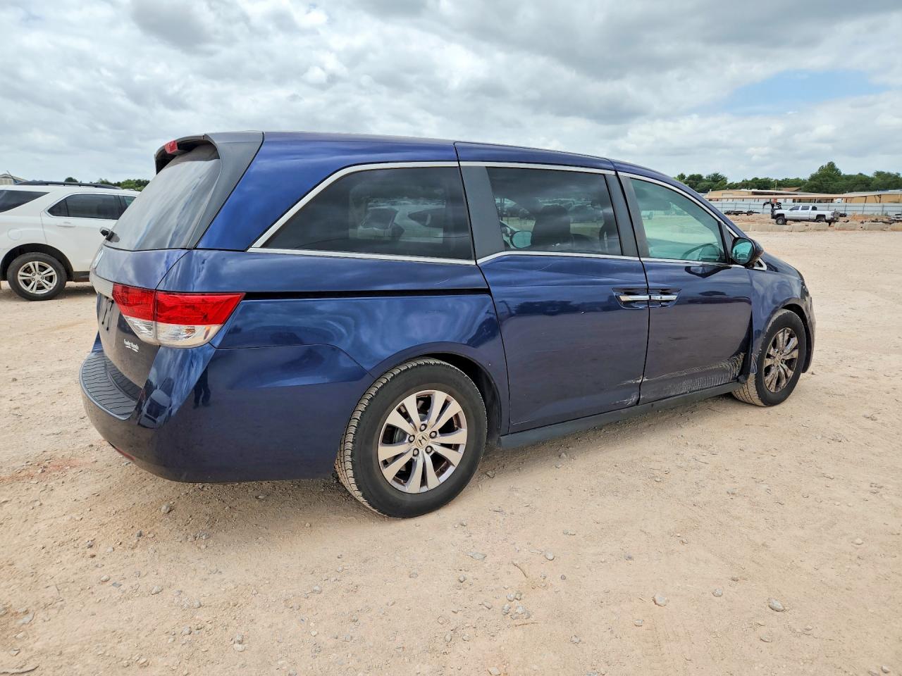 2014 Honda Odyssey Exl Blue vin: 5FNRL5H69EB072070