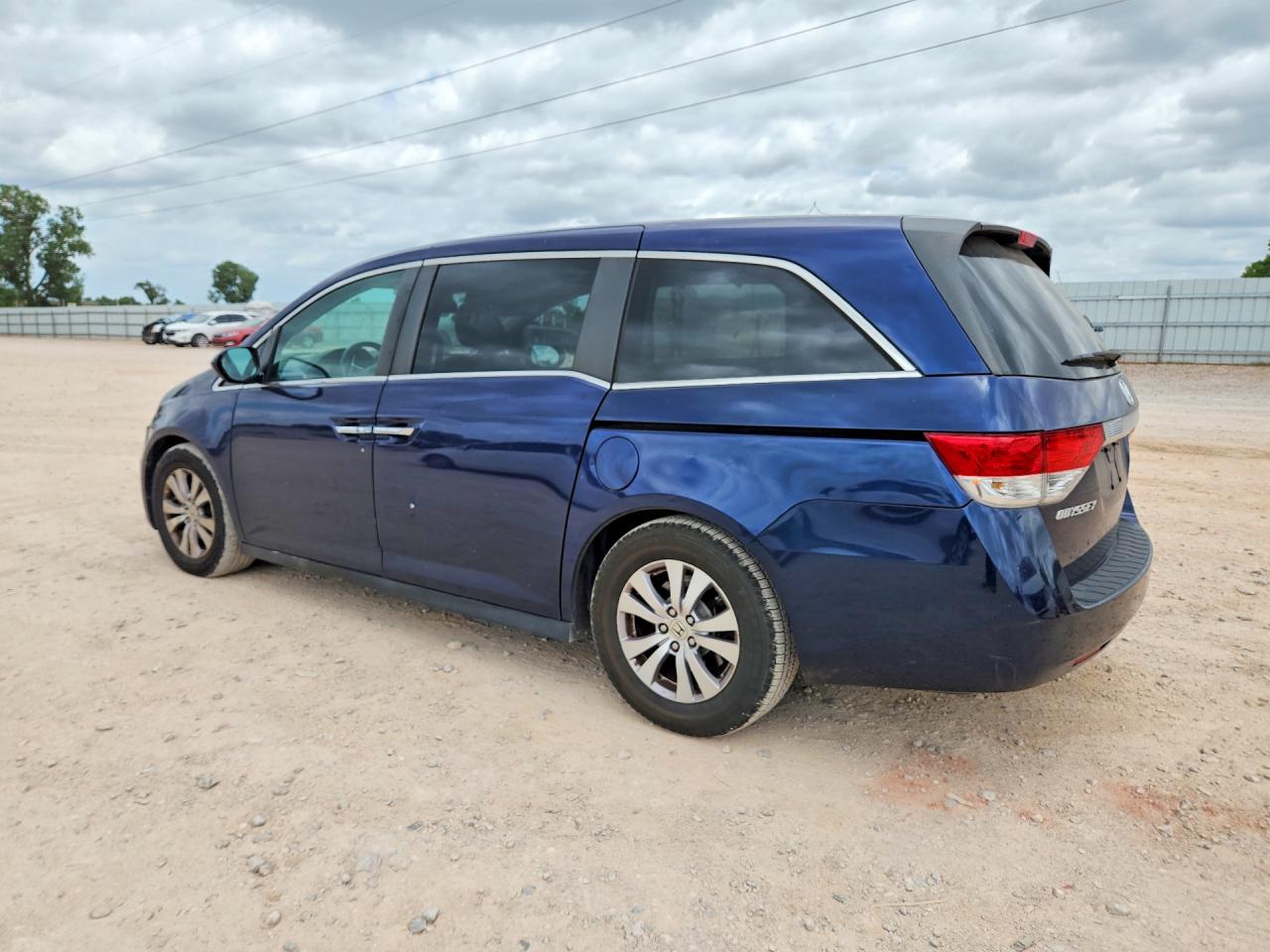 2014 Honda Odyssey Exl Blue vin: 5FNRL5H69EB072070