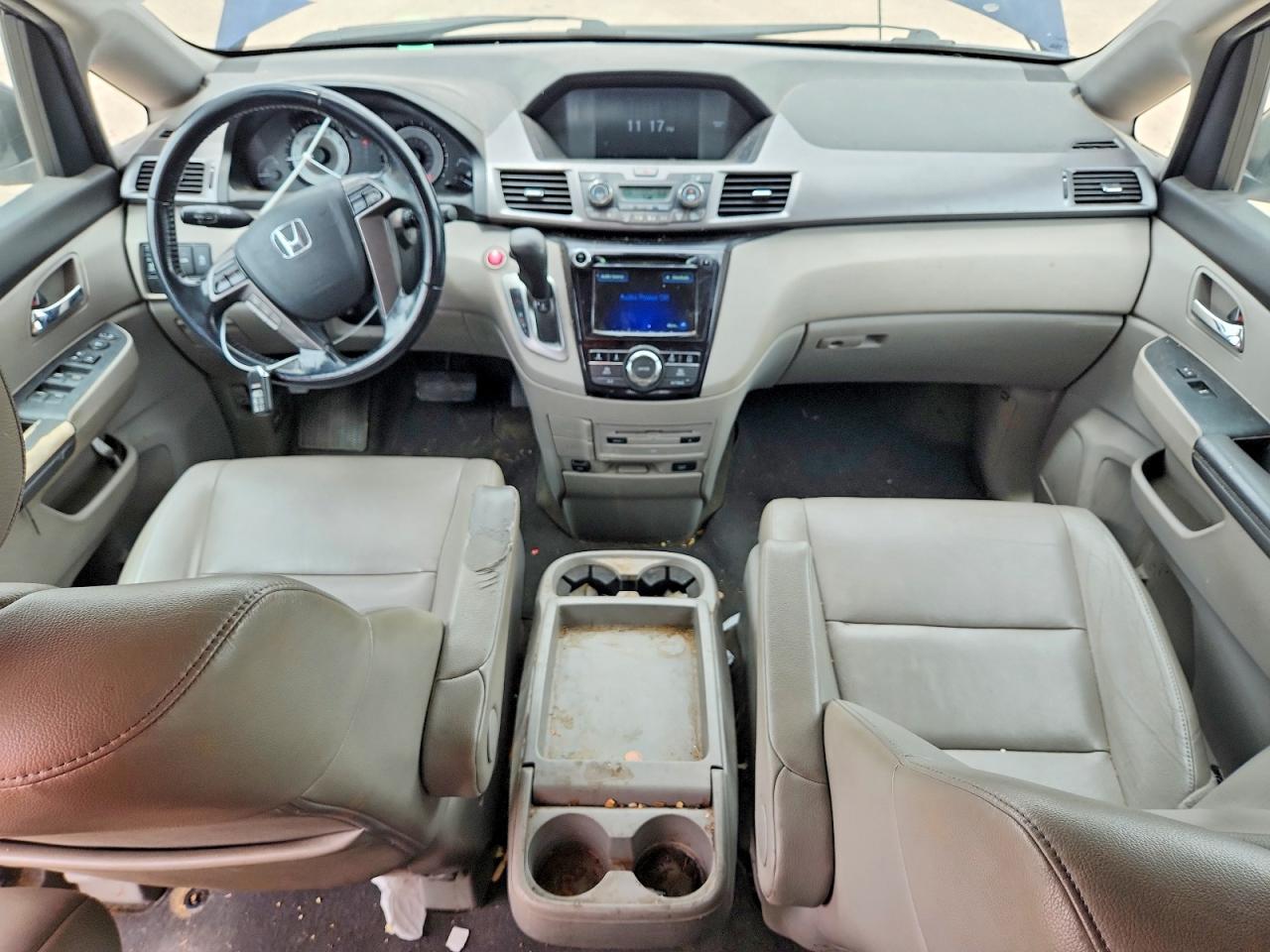 2014 Honda Odyssey Exl Blue vin: 5FNRL5H69EB072070