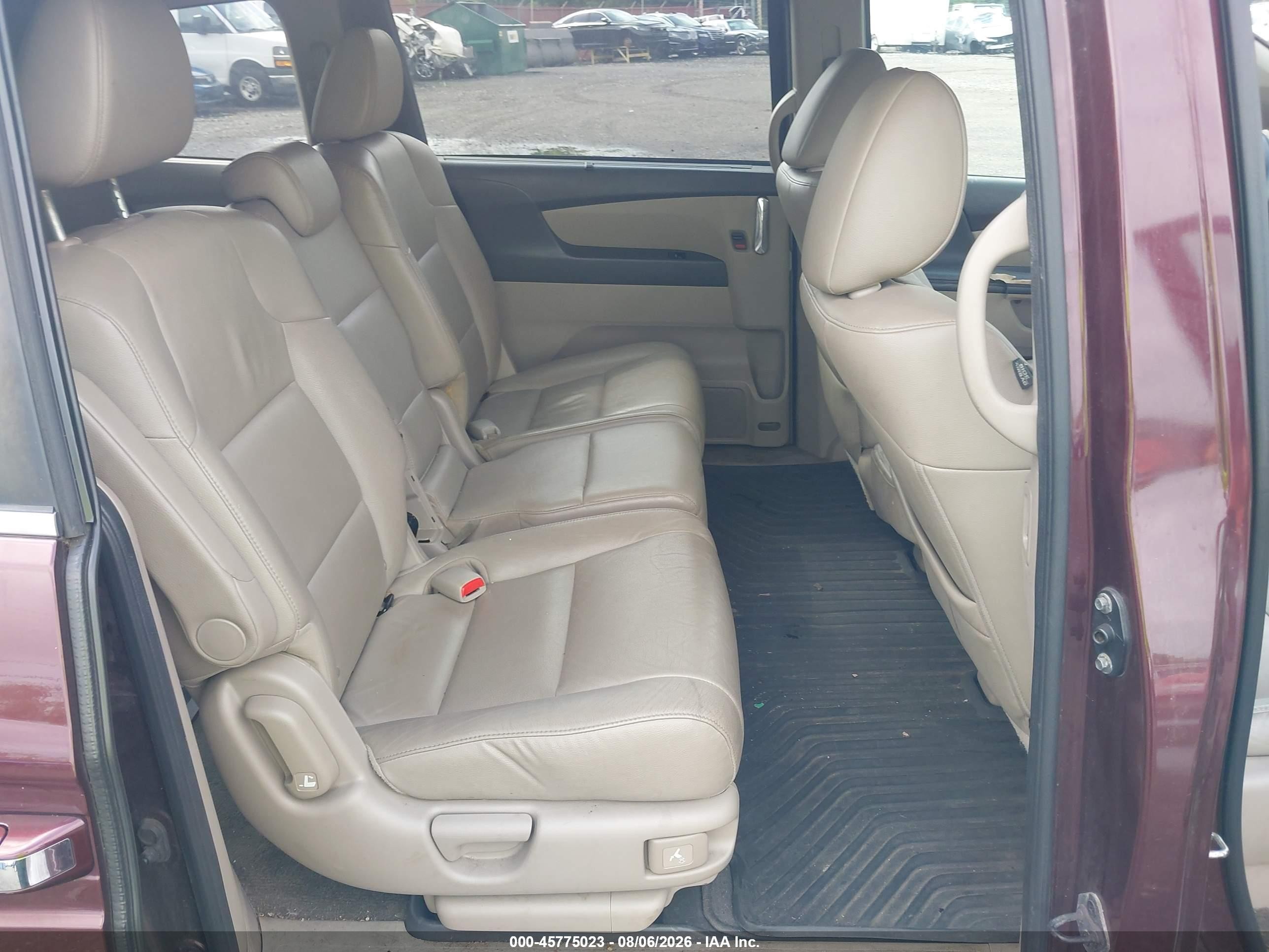 2014 Honda Odyssey Ex-l Бордовый vin: 5FNRL5H69EB076071
