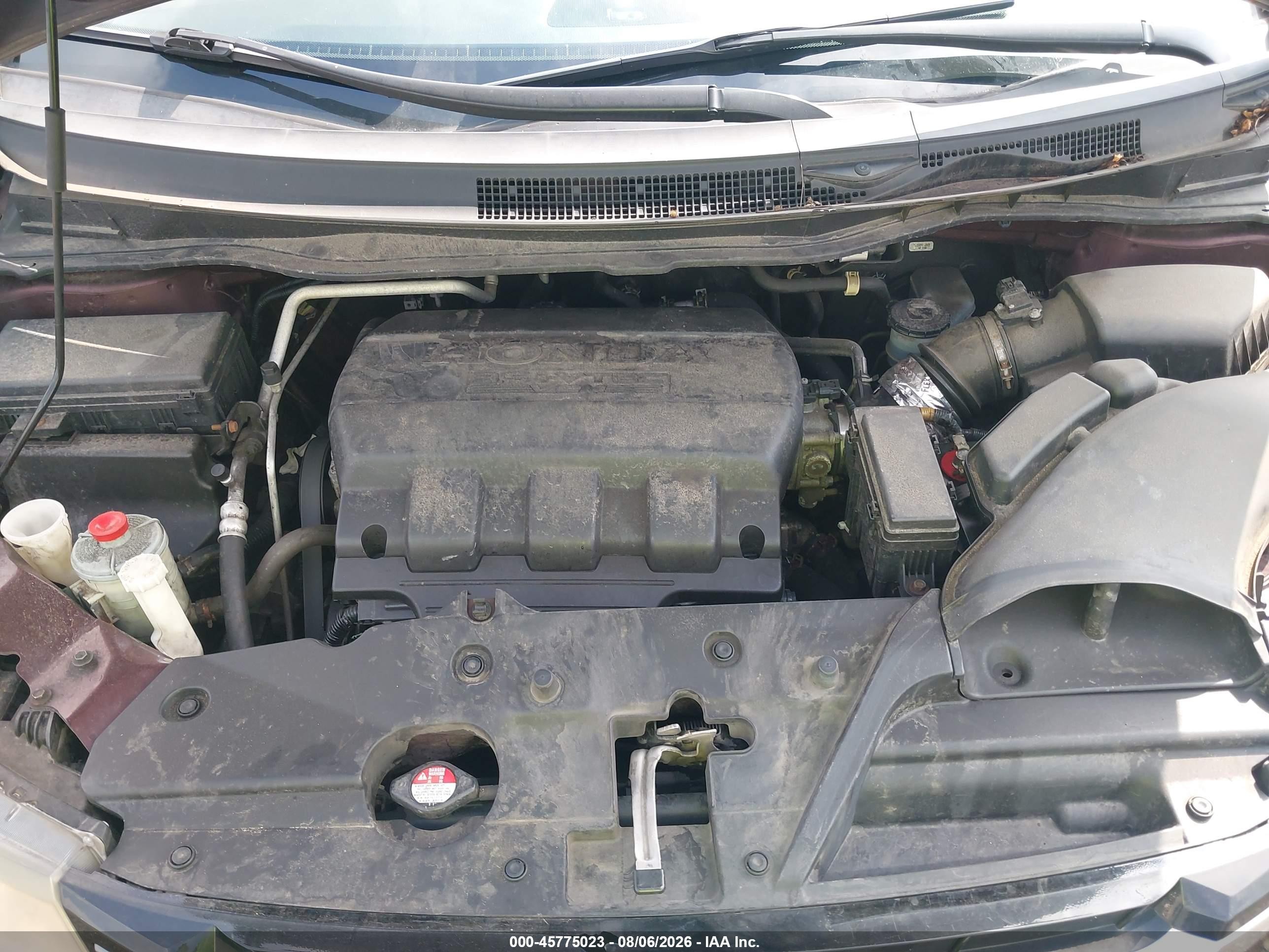 2014 Honda Odyssey Ex-l Бордовый vin: 5FNRL5H69EB076071
