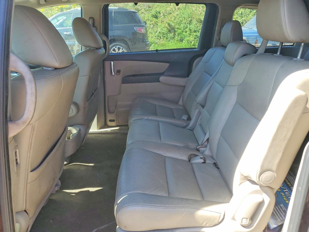 2014 Honda Odyssey Exl Burgundy vin: 5FNRL5H69EB076104