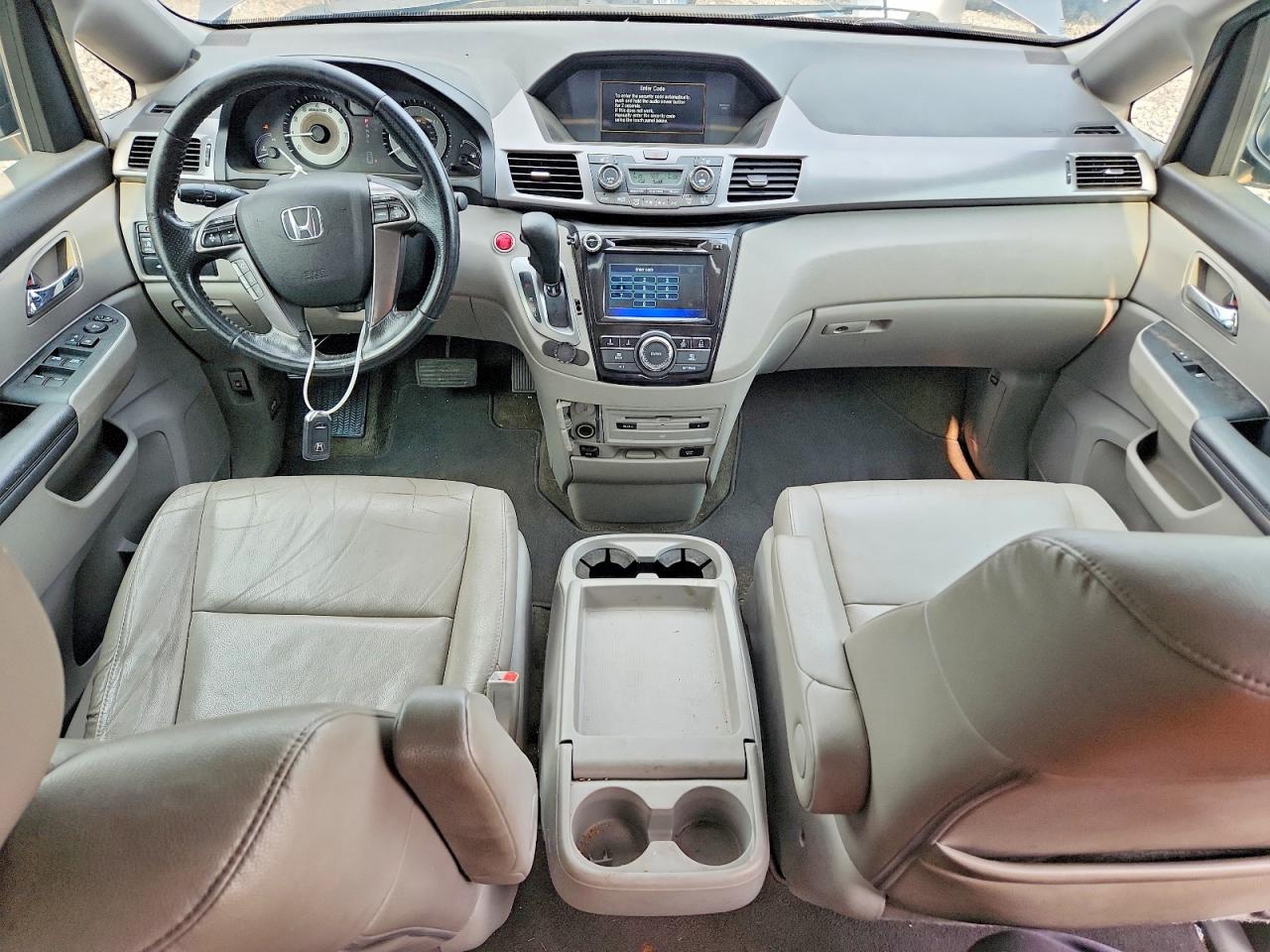 2014 Honda Odyssey Exl Gray vin: 5FNRL5H69EB092481