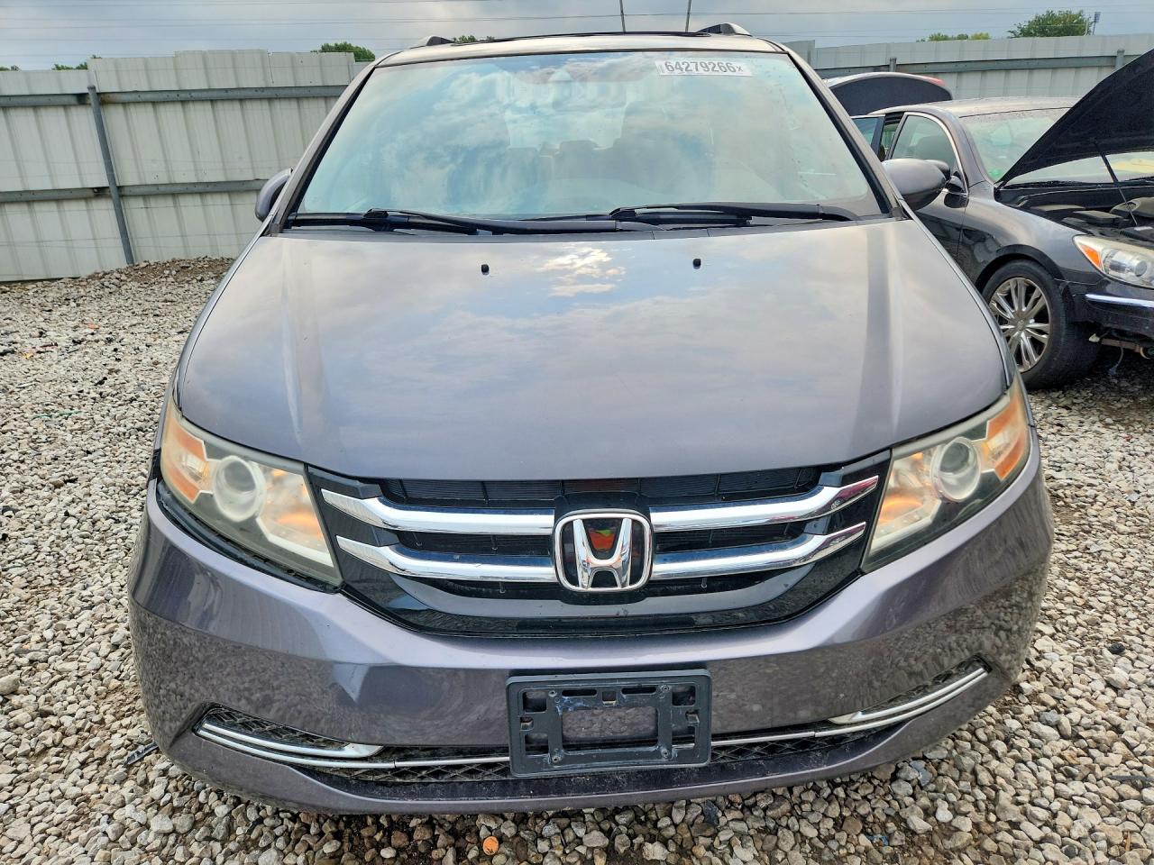 2014 Honda Odyssey Exl Gray vin: 5FNRL5H69EB092481