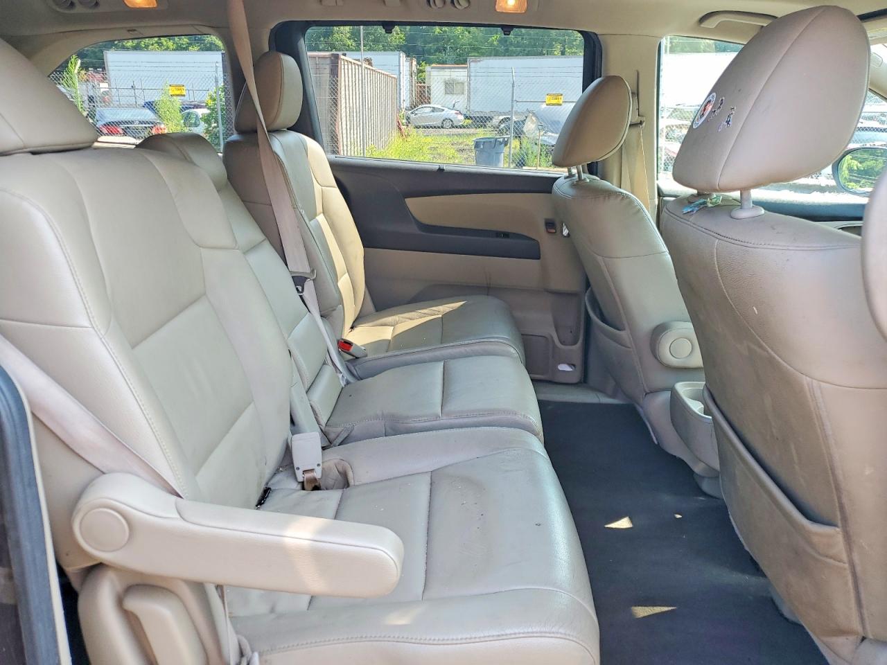 2014 Honda Odyssey Exl Burgundy vin: 5FNRL5H69EB097356
