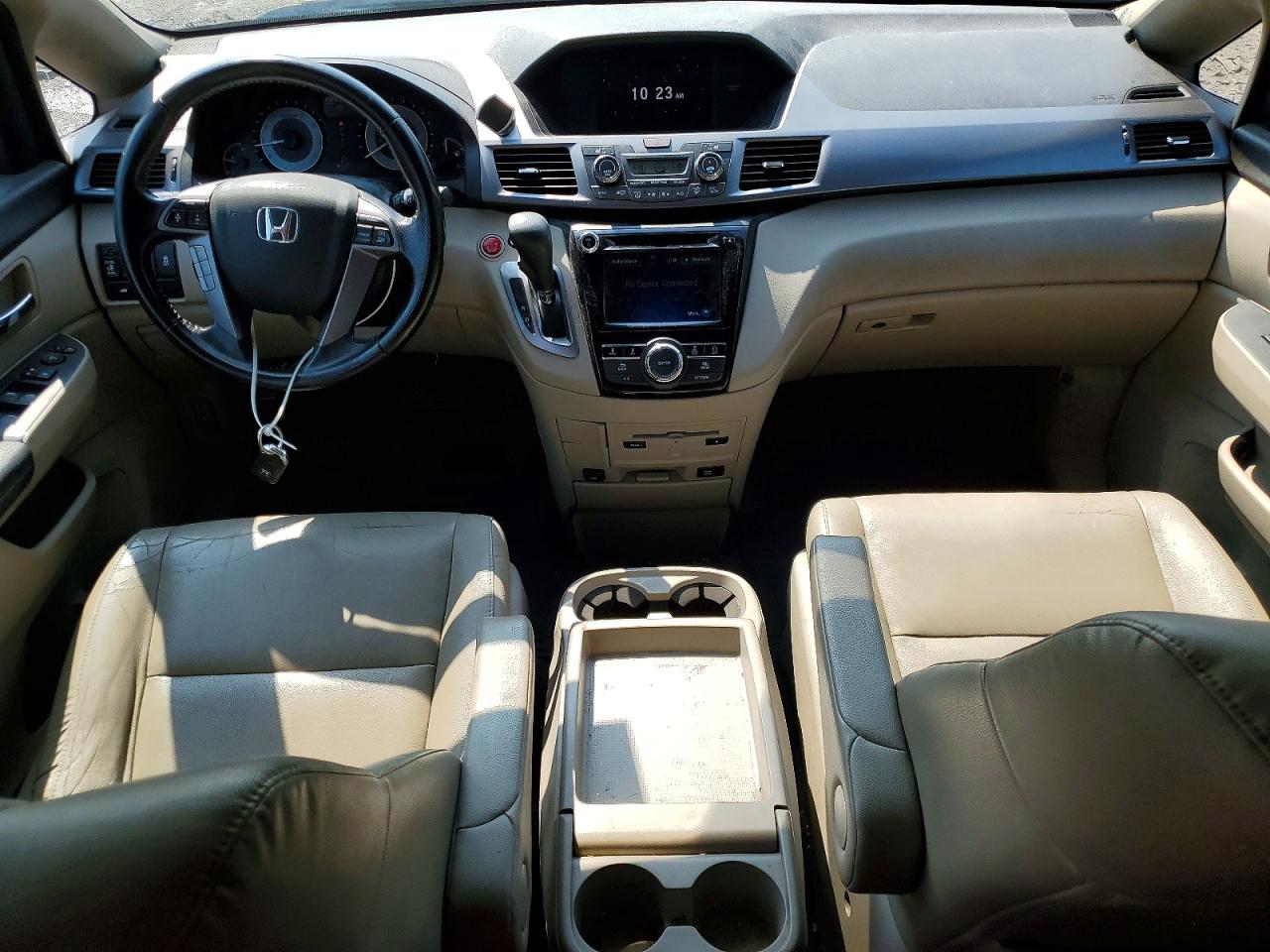 2014 Honda Odyssey Exl Burgundy vin: 5FNRL5H69EB097356
