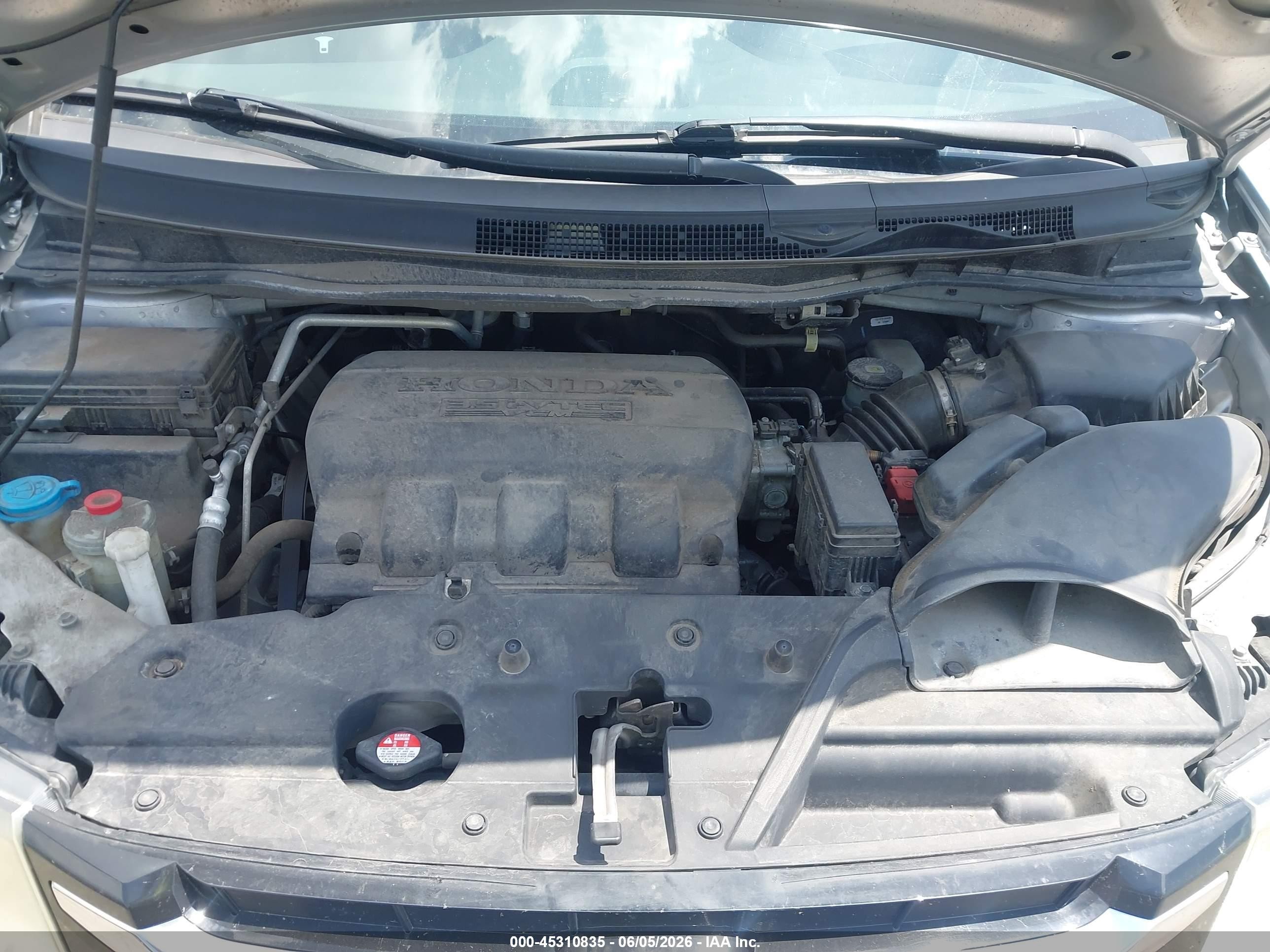 2014 Honda Odyssey Ex-l Silver vin: 5FNRL5H69EB118464